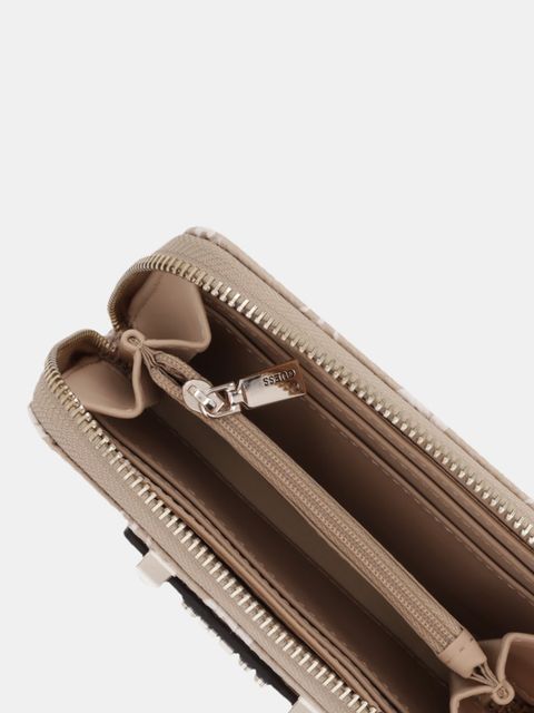 Guess portfel SILIA damski kolor beżowy SWGP98 90140 - zdjęcie produktu nr 2