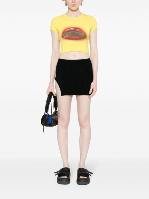 MISBHV knitted mini skirt - Black