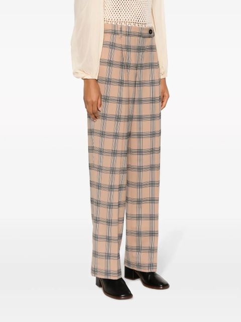 ZIMMERMANN Luminosity checked tailored trousers - Neutrals