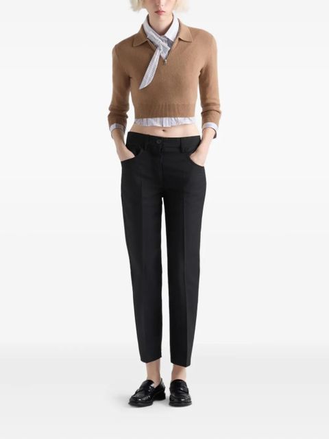 Prada five-pockets wool trousers - Black - zdjęcie produktu nr 2