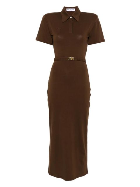 Rowen Rose short sleeve midi dress - Brown - zdjęcie produktu nr 1