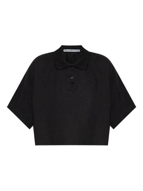 Alexander Wang short-sleeve polo shirt - Black - zdjęcie produktu nr 1