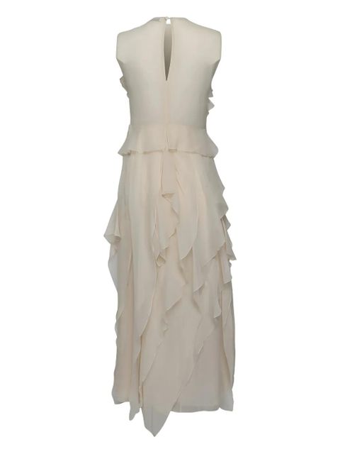 Altuzarra Gigi ruffled gown midi dress - Neutrals - zdjęcie produktu nr 2