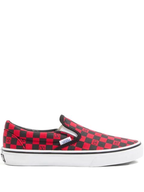 Valentino Garavani x Vans Vlogo checkerboard sneakers - Red - zdjęcie produktu nr 1