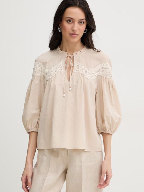 Twinset bluzka damska bawełniana - zdjęcie produktu nr 2