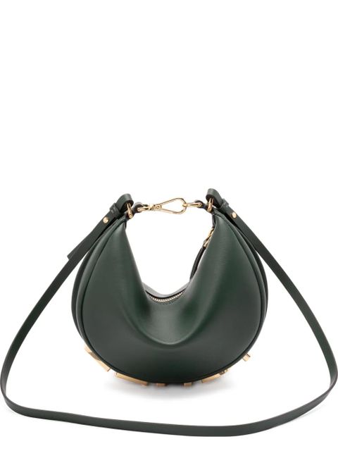 FENDI mini Fendigraphy crescent-shaped cross body bag - Green - zdjęcie produktu nr 1