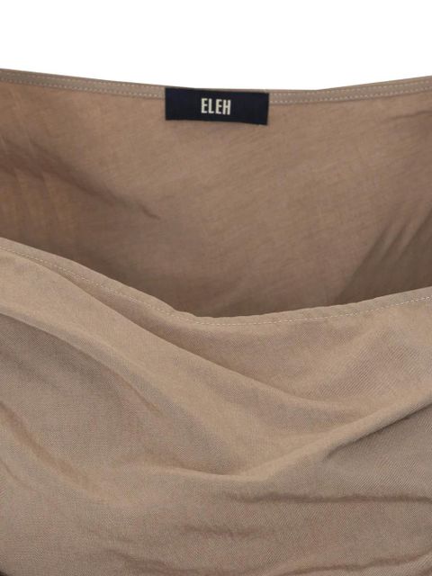 Eleh knot detail draped top - Neutrals