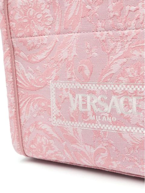 Versace small Barocco Athena tote bag - Pink