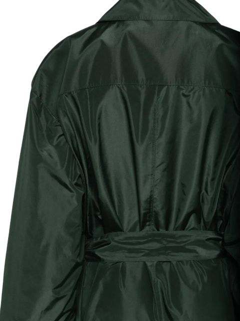 Saint Laurent tie-belt trench coat - Green