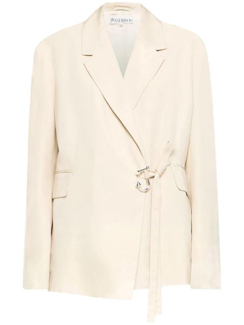 JW Anderson tailored wrap blazer - Neutrals - zdjęcie produktu nr 1