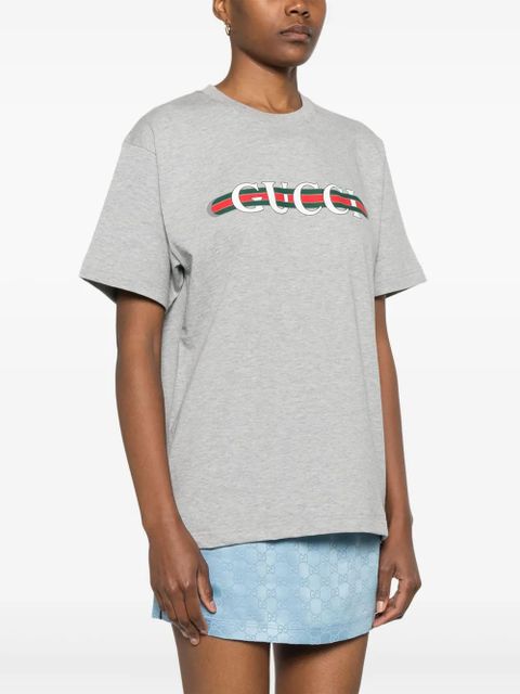 Gucci logo-print T-shirt - Grey