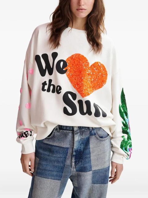 Essentiel Antwerp Ihexperience sweatshirt - White - zdjęcie produktu nr 2