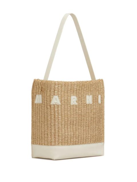 Marni small Museo tote bag - Neutrals
