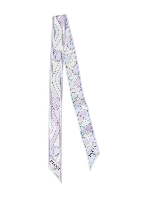 PUCCI logo graphic scarf - Purple - zdjęcie produktu nr 1