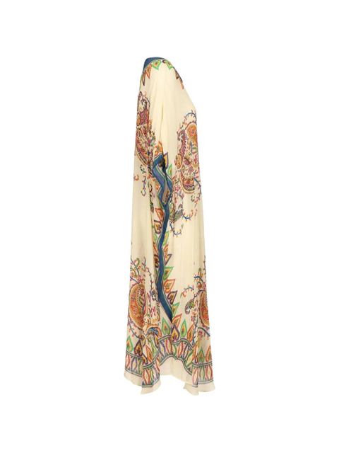 ETRO paisley printed kaftan - Neutrals