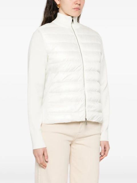 Moncler panelled jacket - White