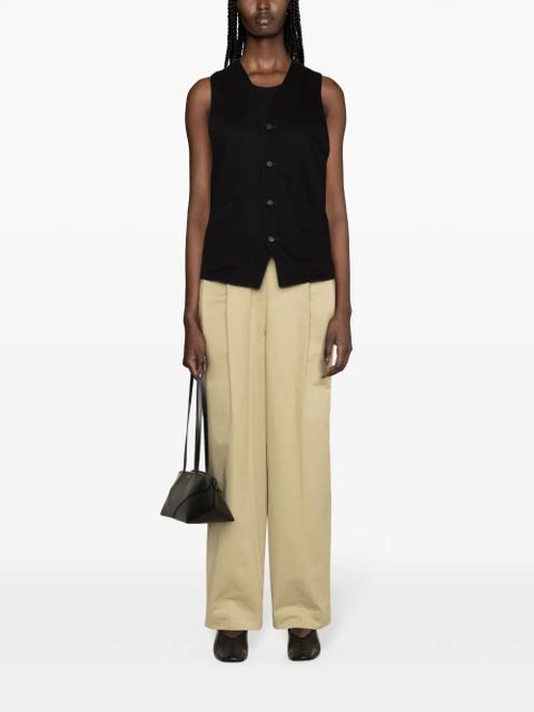 LEMAIRE cotton-denim waistcoat - Black - zdjęcie produktu nr 2