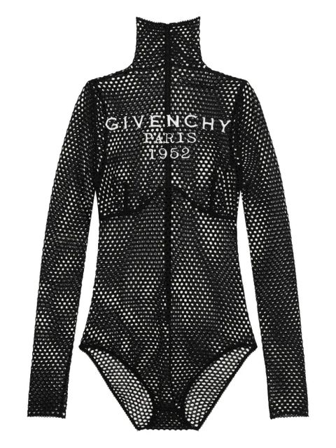 Givenchy long-sleeve mesh-effect body - Black - zdjęcie produktu nr 1