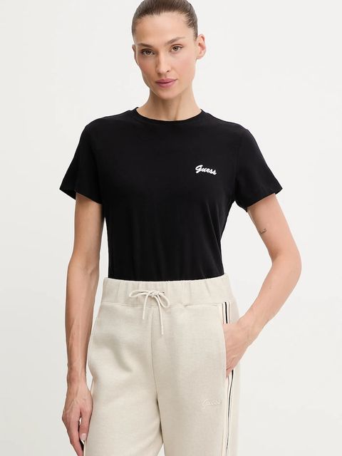 Guess t-shirt ALBA damski kolor czarny V5BI17 KCBF1 - zdjęcie produktu nr 1