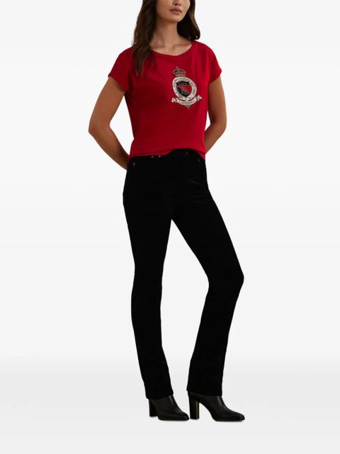 Lauren Ralph Lauren graphic short-sleeves T-shirt - Red - zdjęcie produktu nr 2