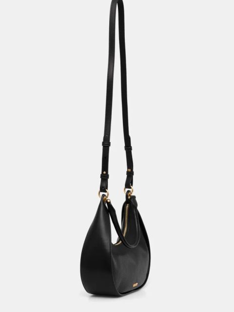 Dkny torebka skórzana kolor czarny R44CEI49