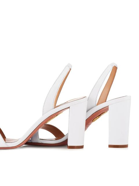 Aquazzura 85mm So Nude sandals - White