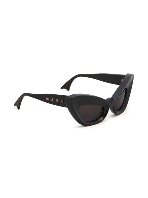 Marni Eyewear cat-eye frame sunglasses - Black