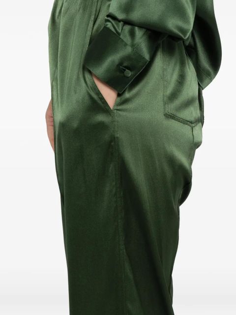 TOM FORD satin trousers - Green