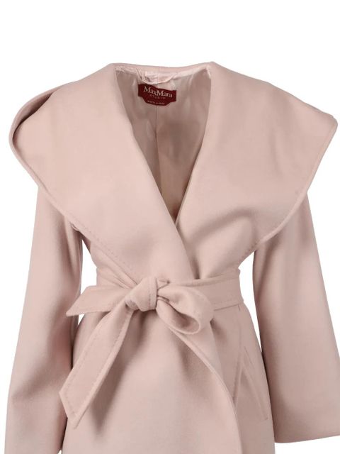 Max Mara Newmang hooded belted coat - Pink