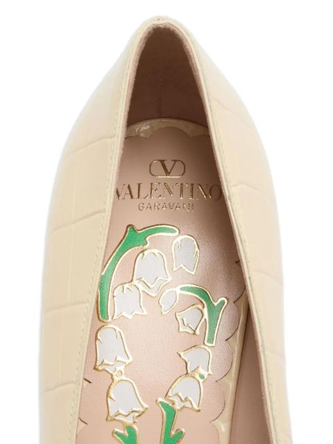 Valentino Garavani 45mm Bowow Décolleté pumps - Neutrals