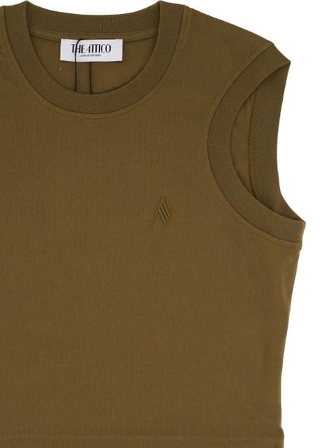The Attico crew-neck sleeveless top - Green