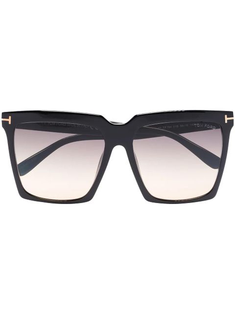 TOM FORD Eyewear Sabrina square-frame sunglasses - Black - zdjęcie produktu nr 1