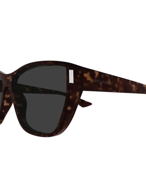 Saint Laurent Eyewear square-frame sunglasses - Brown - zdjęcie produktu nr 2