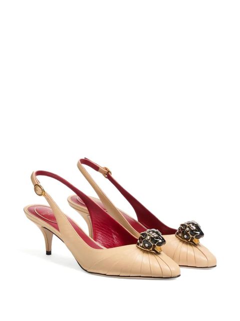 Valentino Garavani 55mm Panthea pleated pumps - Neutrals - zdjęcie produktu nr 2