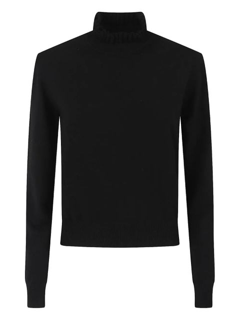 Alexander McQueen ribbed-trim sweater - Black - zdjęcie produktu nr 1