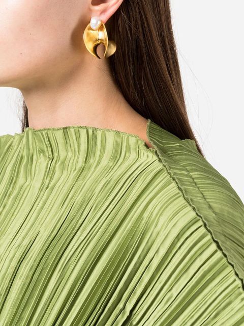 Cult Gaia Shira pearl-detail earring - Gold - zdjęcie produktu nr 2