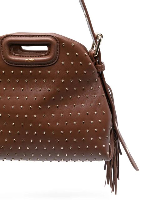 Maje Miss M studded mini bag - MARRON