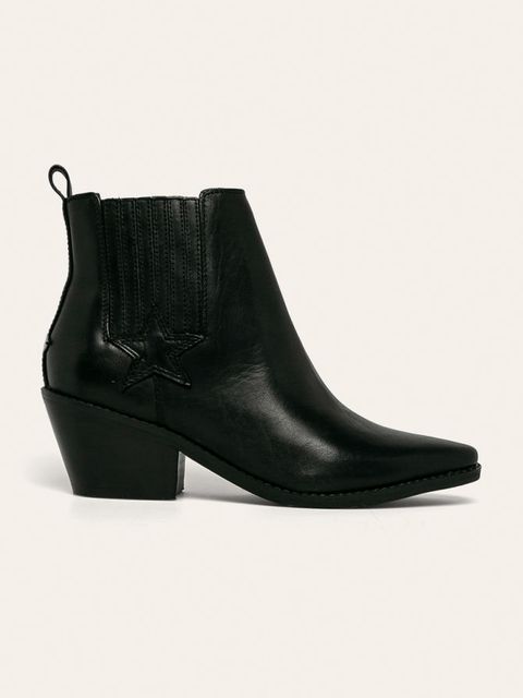 Guess Jeans - Botki skórzane - zdjęcie produktu nr 1