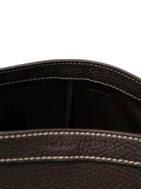 The Row contrast-stitching tote bag - Brown