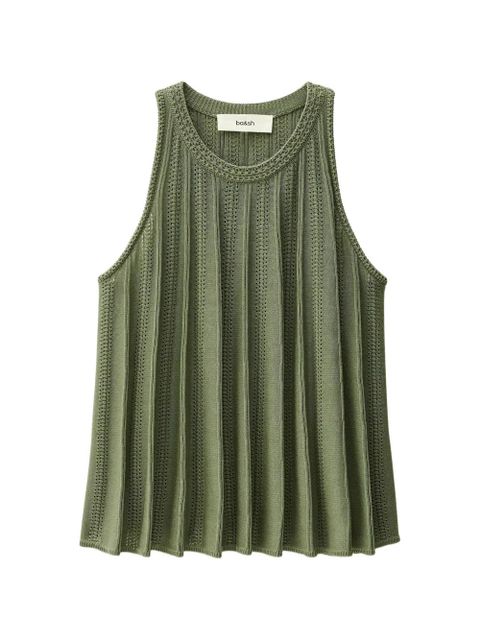 Ba&Sh ribbed top - Green - zdjęcie produktu nr 1