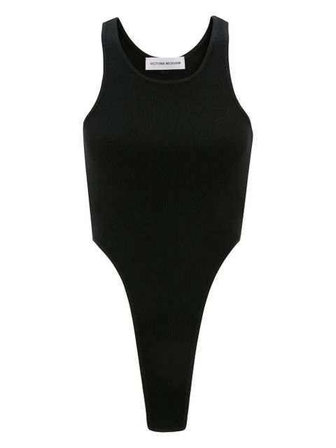 Victoria Beckham ribbed bodysuit - Black