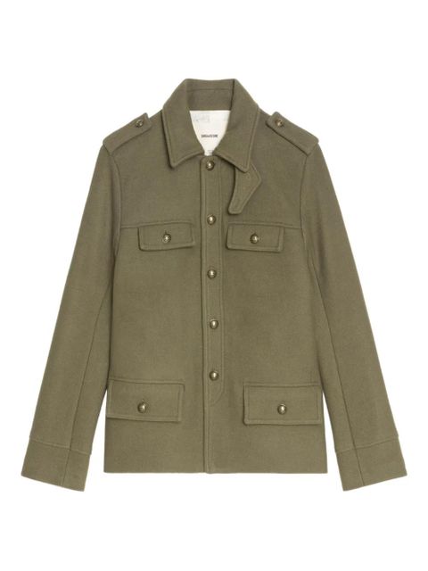 Zadig&Voltaire military-pocket buttoned jacket - Green - zdjęcie produktu nr 1