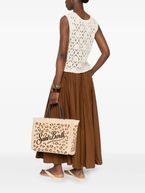 MC2 Saint Barth Colette fringed shoulder bag - Neutrals - zdjęcie produktu nr 2