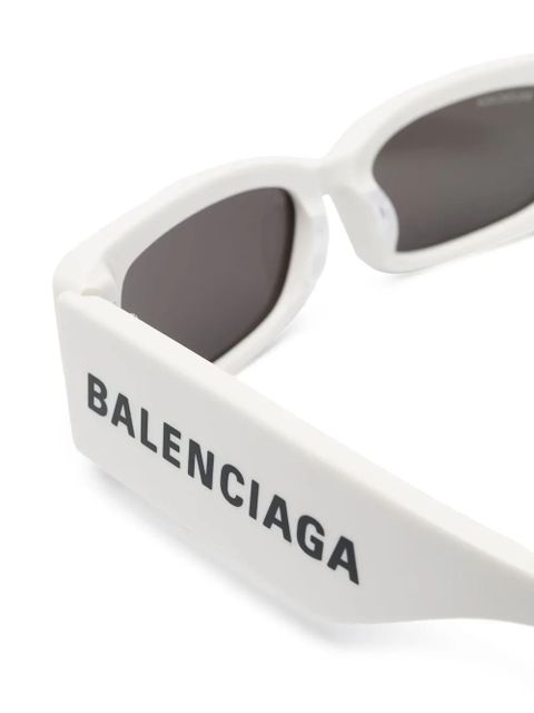 Balenciaga Eyewear rectangle-frame tinted sunglasses - White