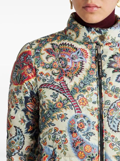 ETRO paisley-print down puffer jacket - Neutrals - zdjęcie produktu nr 2