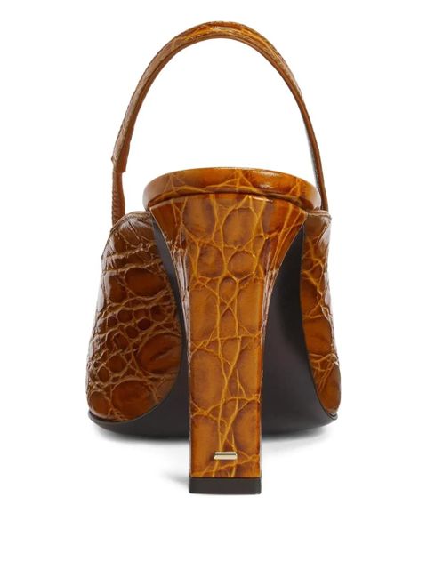 Giuseppe Zanotti 90mm Brendha Sabot pumps - Brown