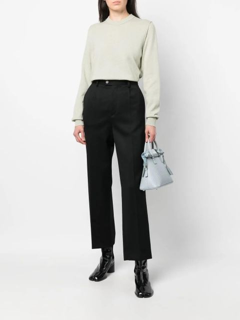 Maison Margiela crew-neck cashmere jumper - Green