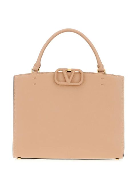 Valentino Garavani VLogo-plaque tote bag - Pink - zdjęcie produktu nr 1