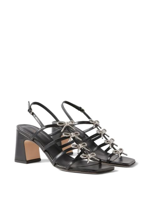 Claudie Pierlot bow-detail strap sandals - Black - zdjęcie produktu nr 2