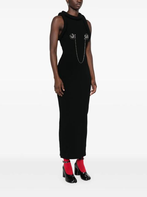 Jean Paul Gaultier 3D-knit maxi dress - Black